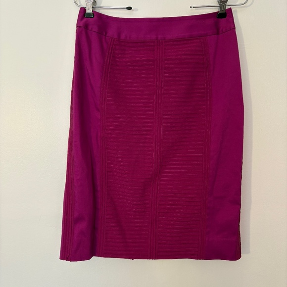 White House Black Market Purple Pencil Skirt Size 2 - Picture 1 of 8